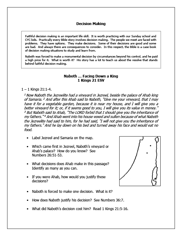 Naboth 1 Kings 21 Tidings